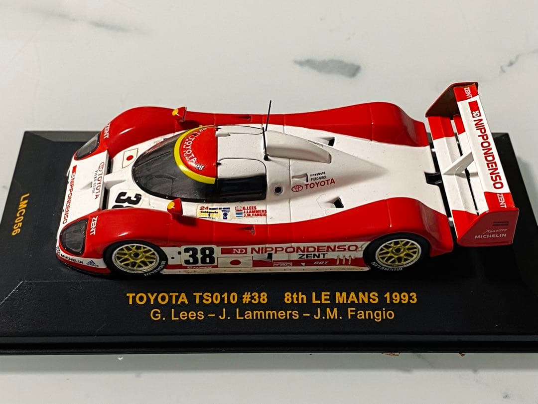 TOYOTA TS010ミニカーセット 8ts.LE MANS1992.1993