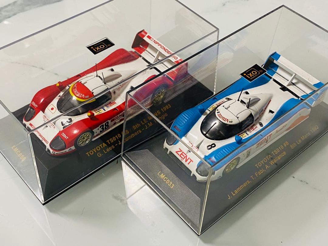 TOYOTA TS010ミニカーセット 8ts.LE MANS1992.1993
