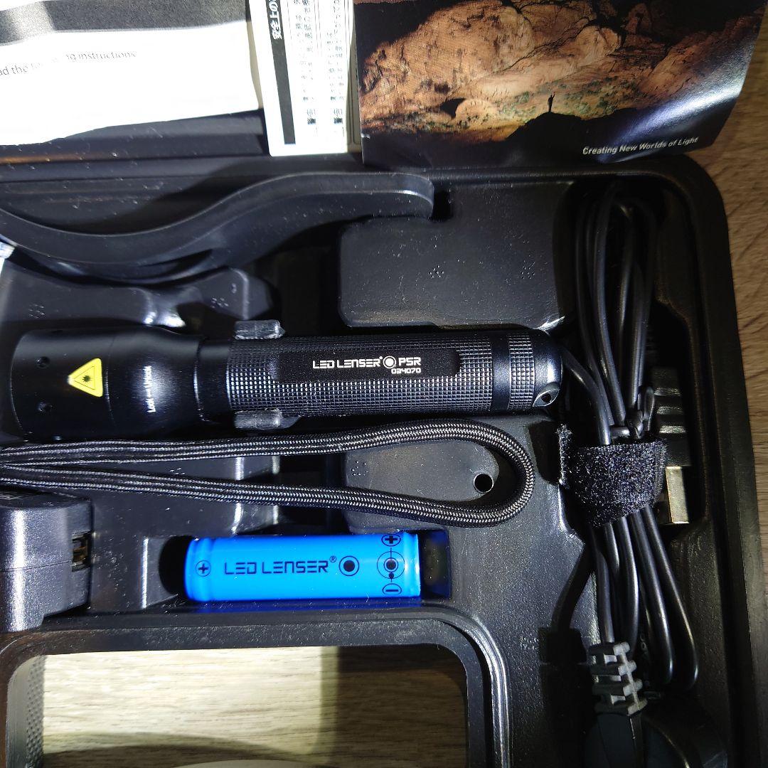 LED LENSER P5R LEDライト 壁掛セット ブラック