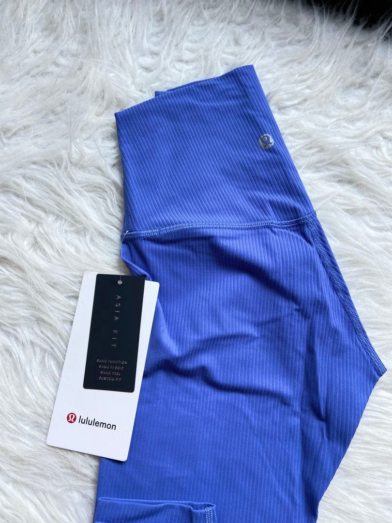 新品ルルレモン Align リブハイライズパンツ　24インチ　レギンス