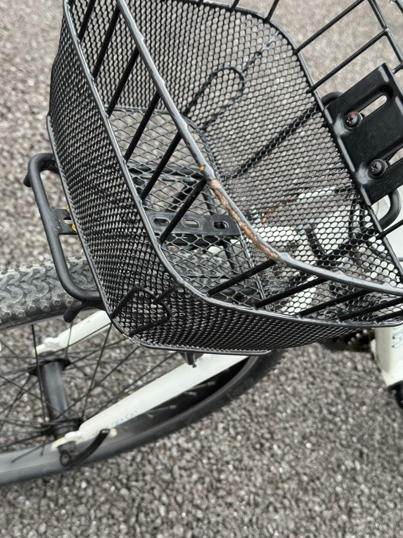 LOUIS GARNEAU j22 ホワイト 自転車 バスケット付き