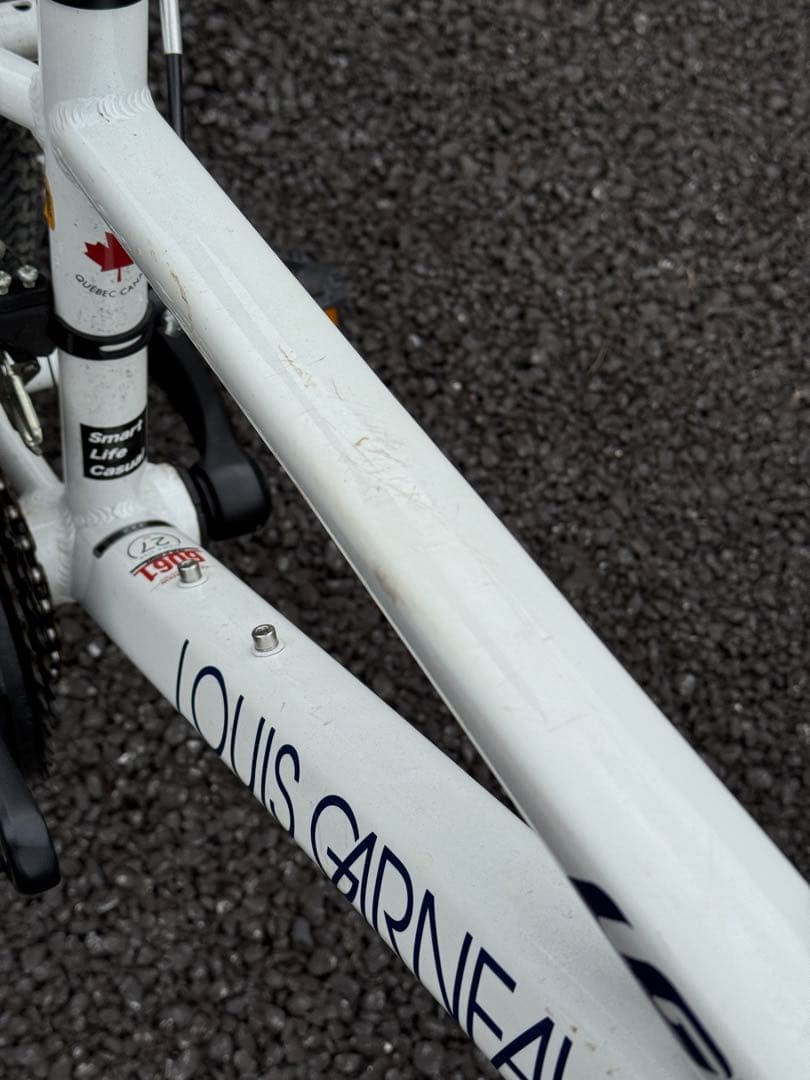 LOUIS GARNEAU j22 ホワイト 自転車 バスケット付き