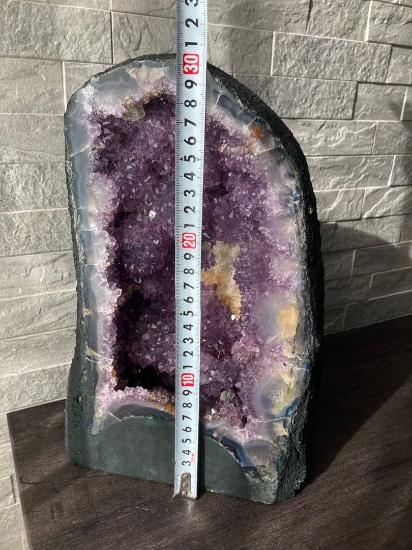 アメジストドーム　幅20cm 奥行15cm 高さ30cm 重量8.5kg