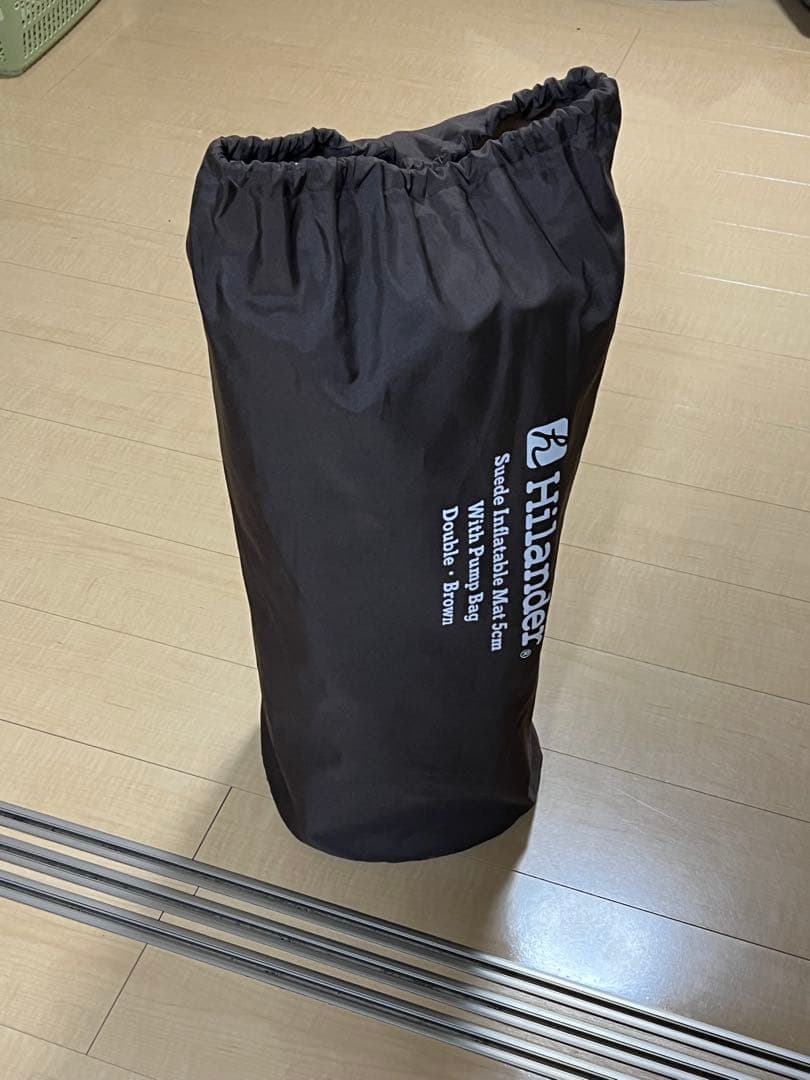 Hilander スエードインフレータブルマット ダブル ブラウン