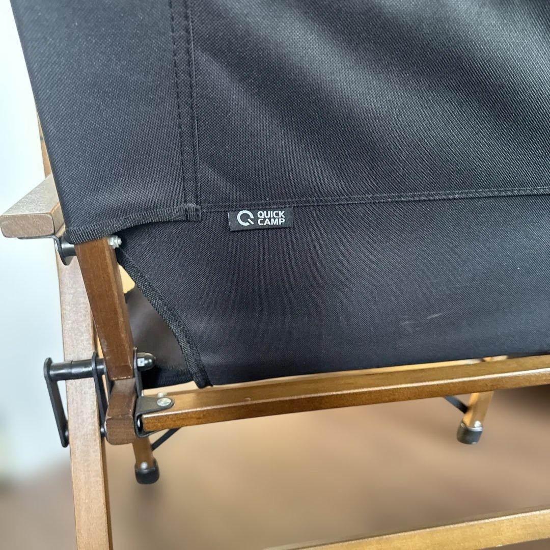 2脚セット クイックキャンプ　ウッドローチェア QC-WLC QUICKCAMP
