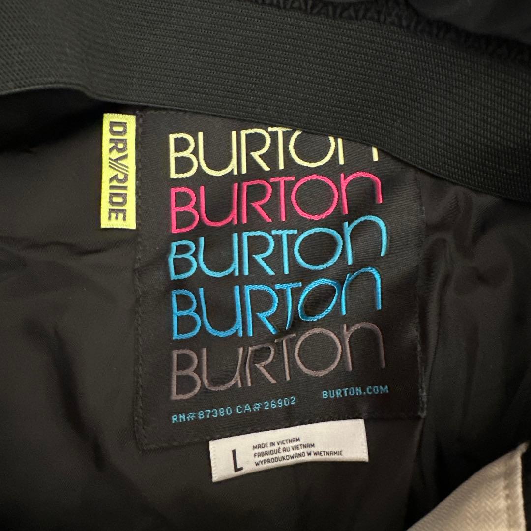 【美品】Burton バートン スノーボード パンツ ベージュ フレア ポーチ付