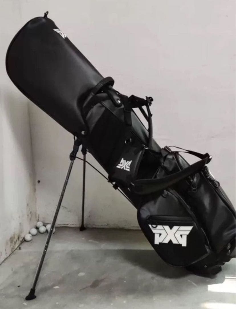 【即発送】PXG キャディバッグ ゴルフバッグ スタンド型 ブラック 6分割