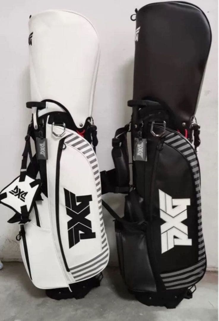 【即発送】PXG キャディバッグ ゴルフバッグ スタンド型 ブラック 6分割