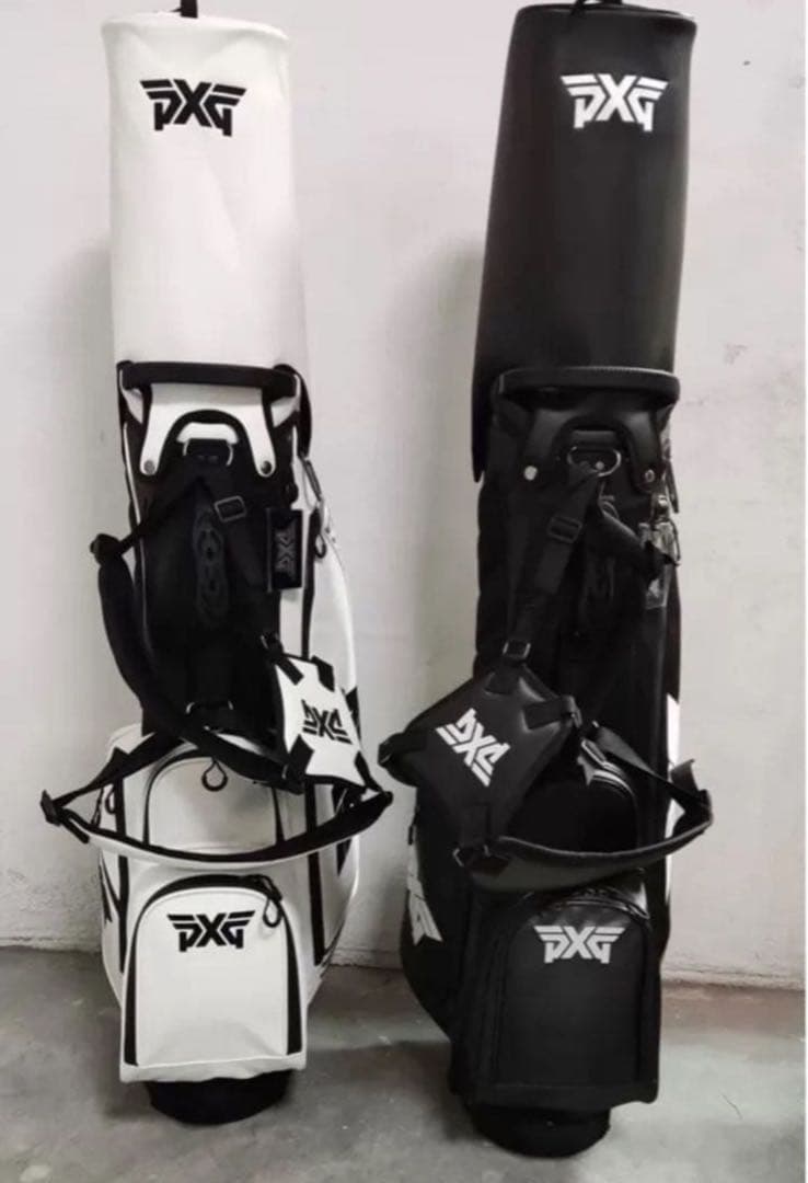 【即発送】PXG キャディバッグ ゴルフバッグ スタンド型 ブラック 6分割