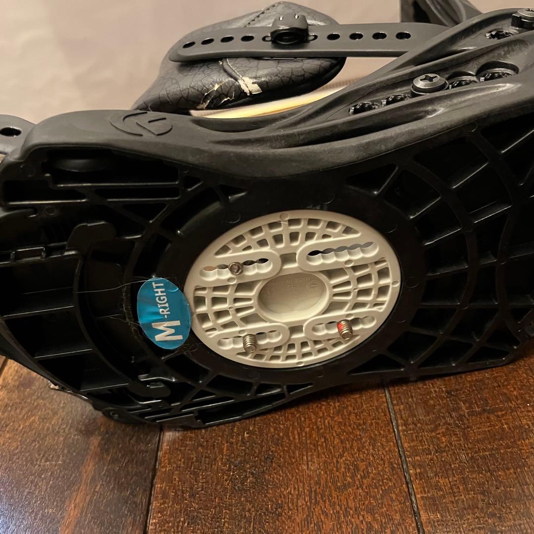 FLUX PR Mサイズ スノーボードビンディング ブラック