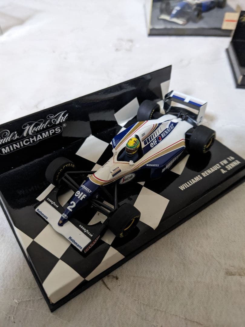 3台 1/43 ウイリアムズ fw16 fw15 エストリル オニキス A.セナ