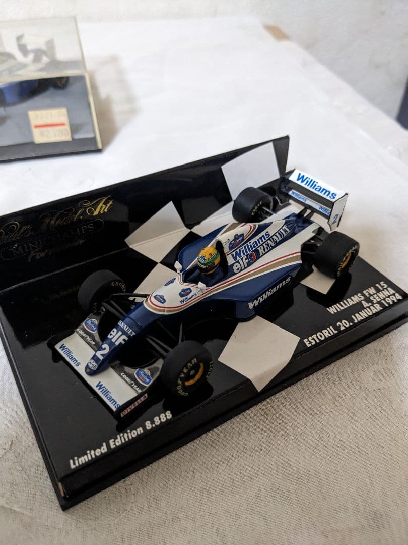 3台 1/43 ウイリアムズ fw16 fw15 エストリル オニキス A.セナ