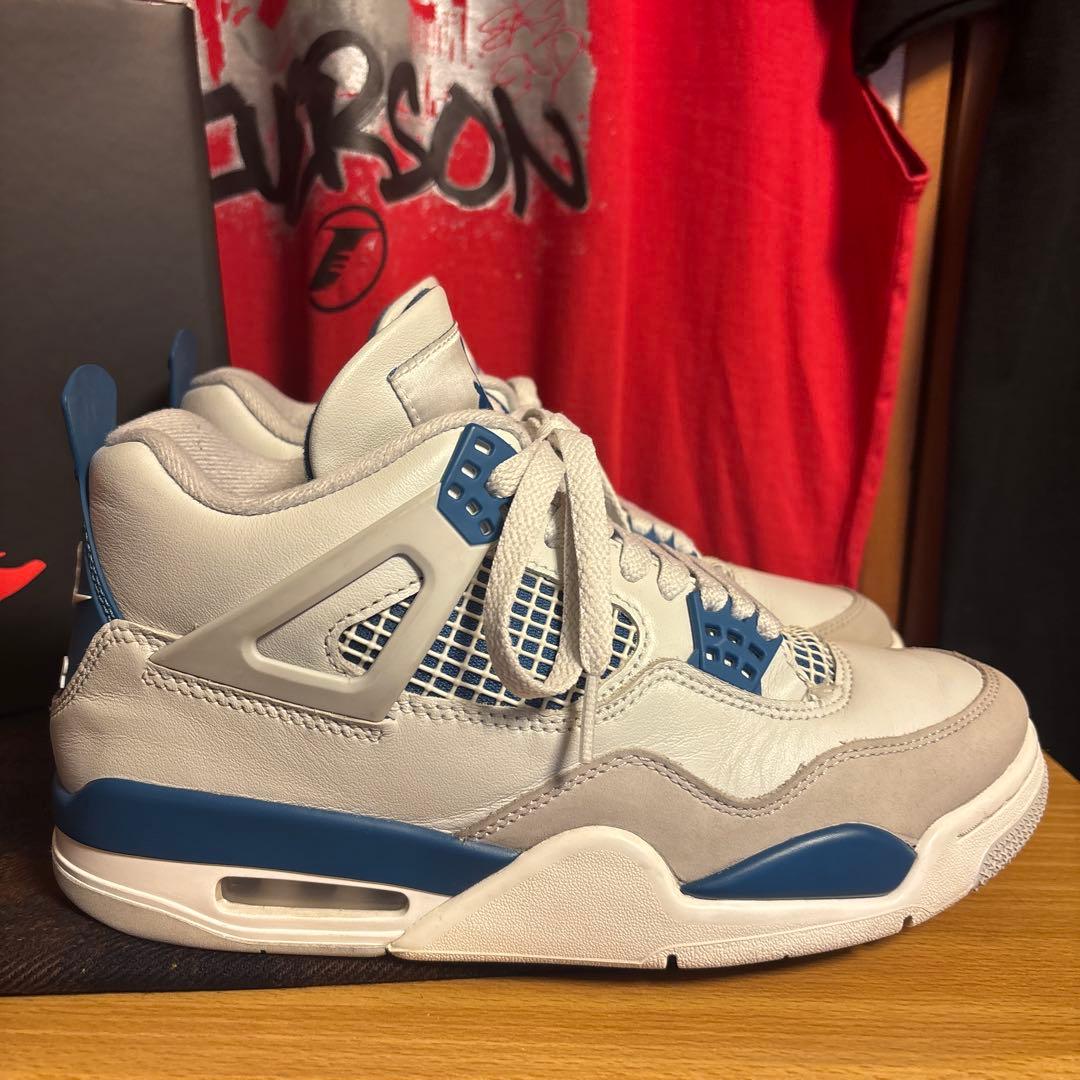 シューズ(男性用) Nike Air Jordan 4 \"Industrial Blue\"
