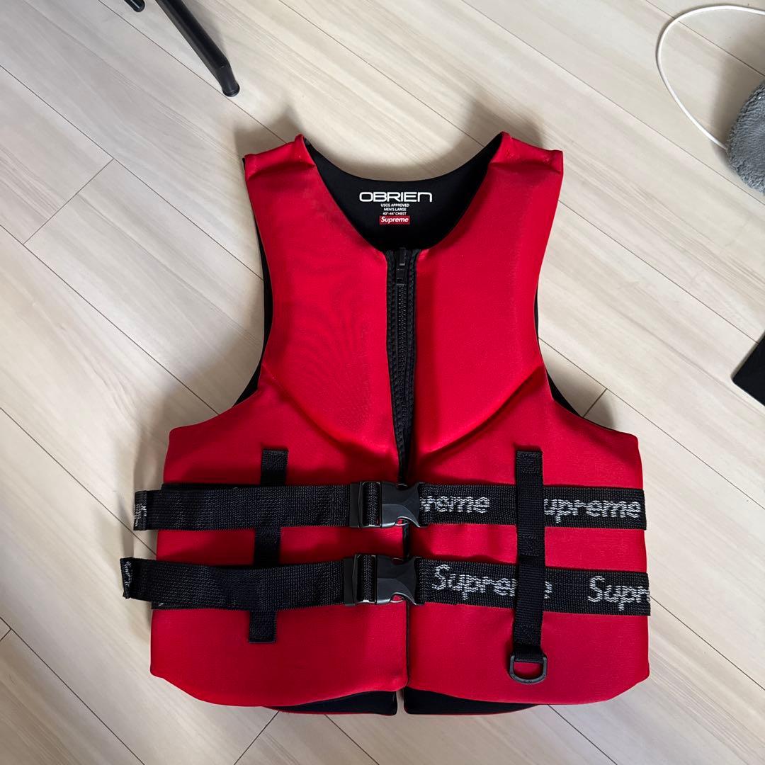 Supreme O'Brien ライフジャケット レッド