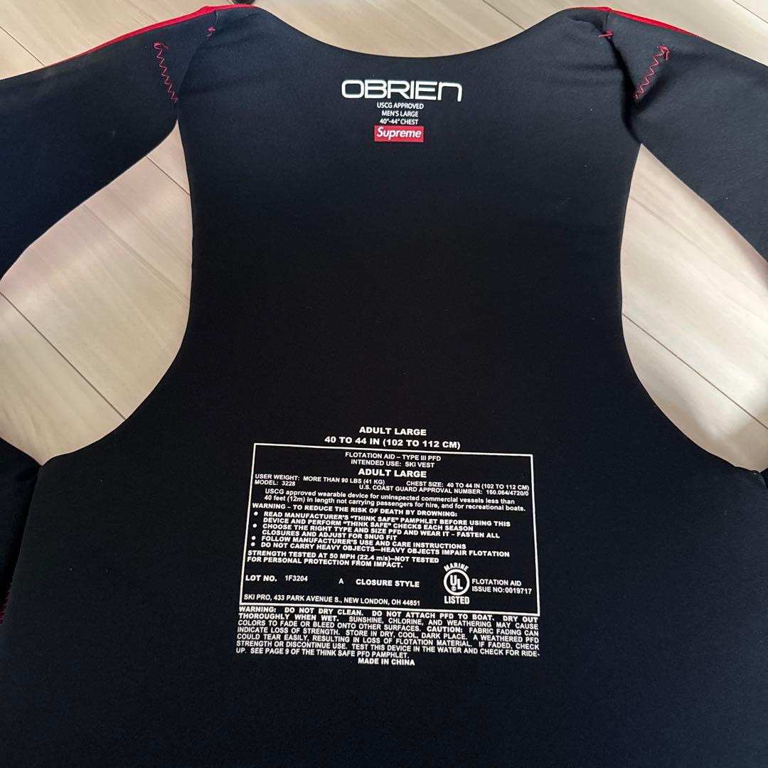 Supreme O'Brien ライフジャケット レッド