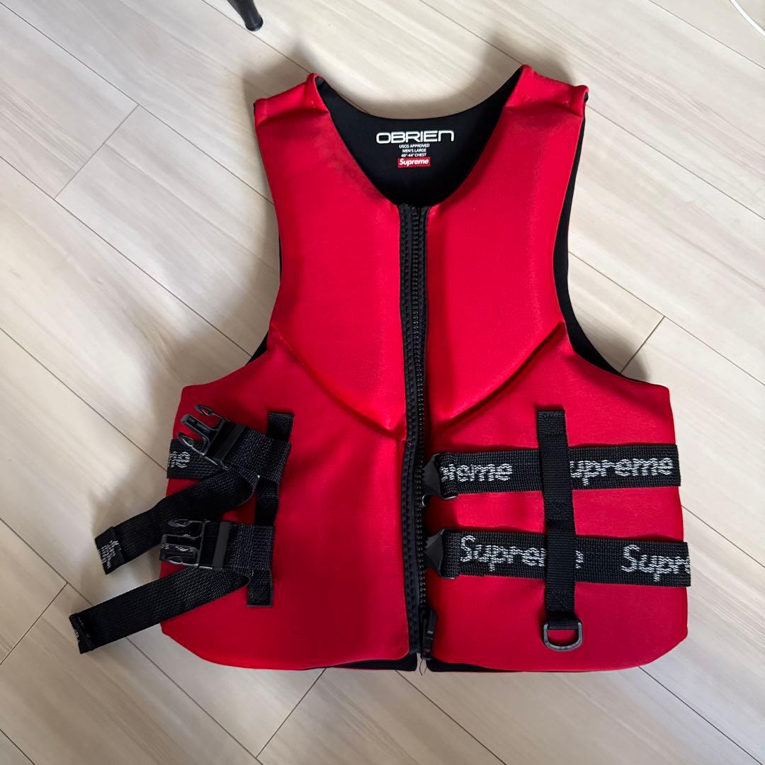 Supreme O'Brien ライフジャケット レッド