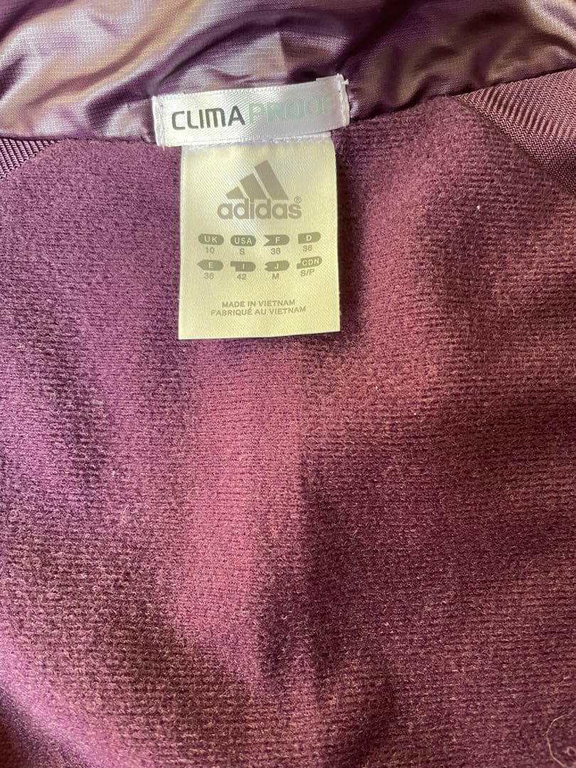 【お値下げ】 adidas パープル ジャージ上下セット Mサイズ