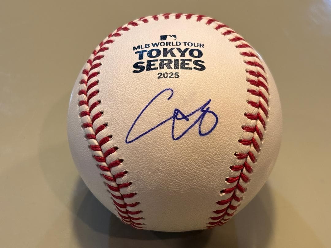 大谷翔平 直筆サインボール PSA/DNA社認証 2025年 MLB東京シリーズ
