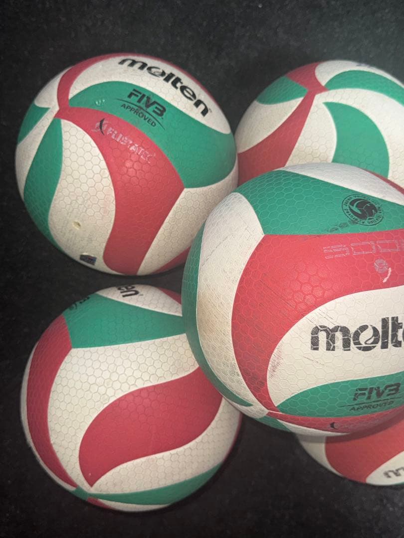 molten FIVB承認 バレーボール 5個セット