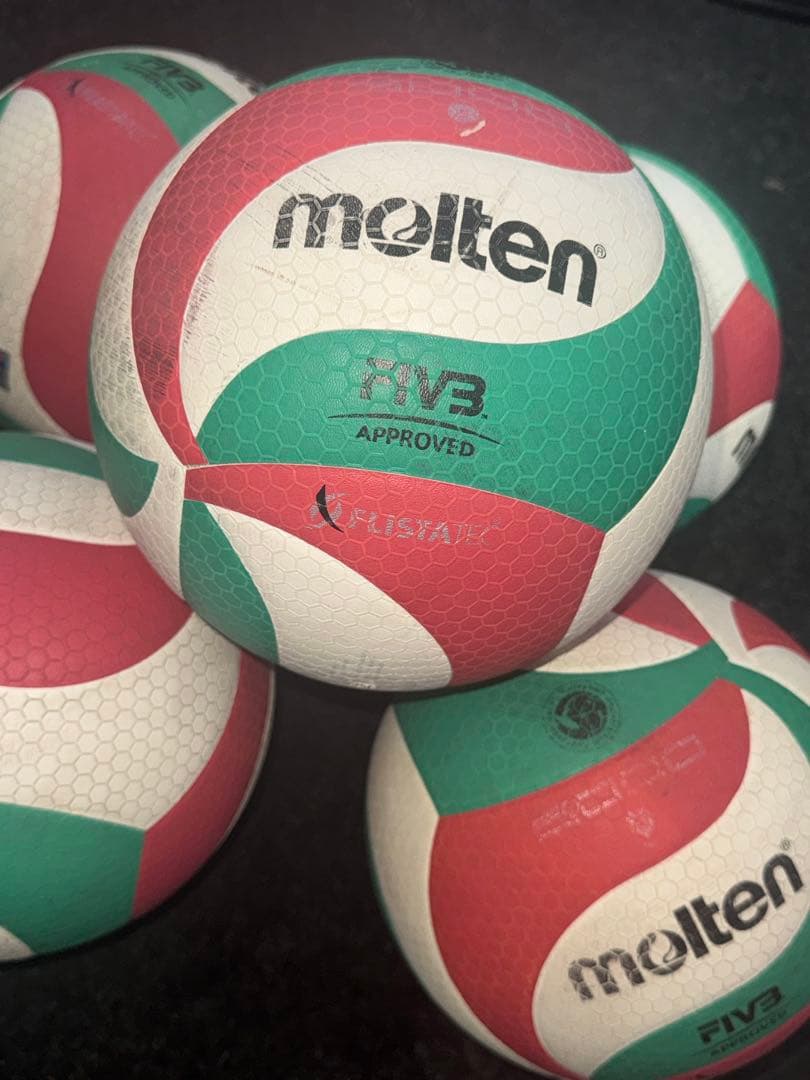 molten FIVB承認 バレーボール 5個セット