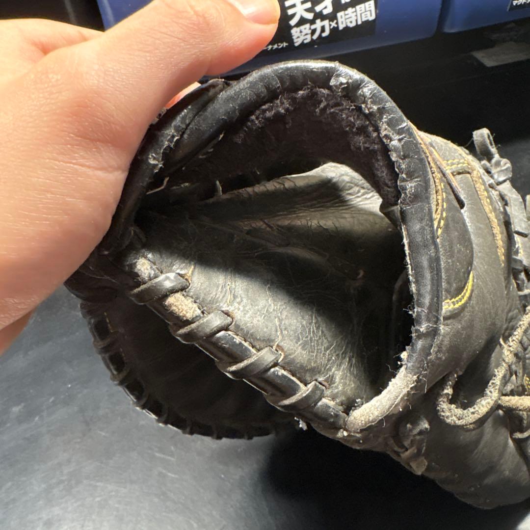 asics 軟式グローブ 黒