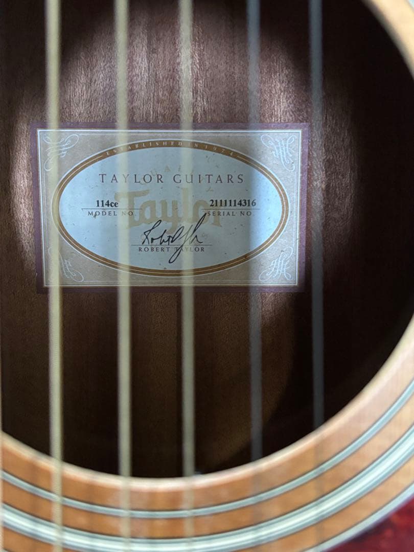 Taylor テイラー 114ce ギグケース付 エレアコ