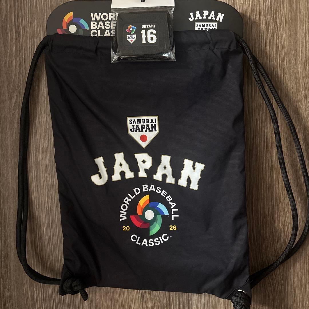 WBC 2026 大谷 ナップサック リストバンド セット