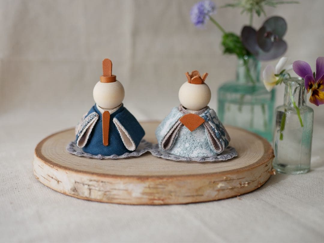 小さなお雛様オーダー　ミナペルホネン　ハンドメイド