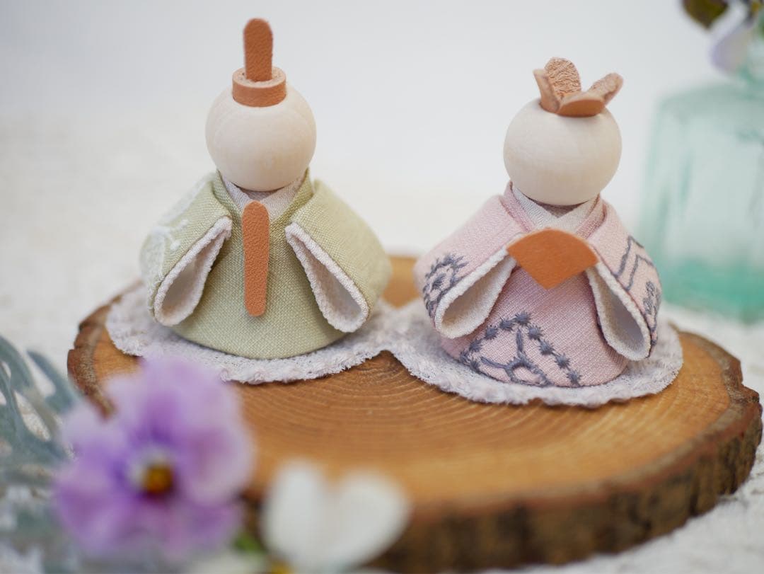 小さなお雛様オーダー　ミナペルホネン　ハンドメイド