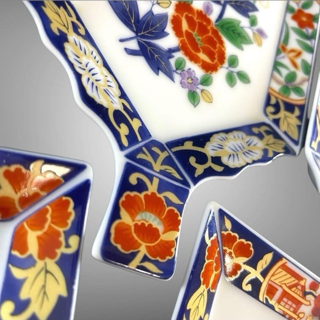 有田焼 醍醐窯 古伊万里 羽子板皿 ×5セット