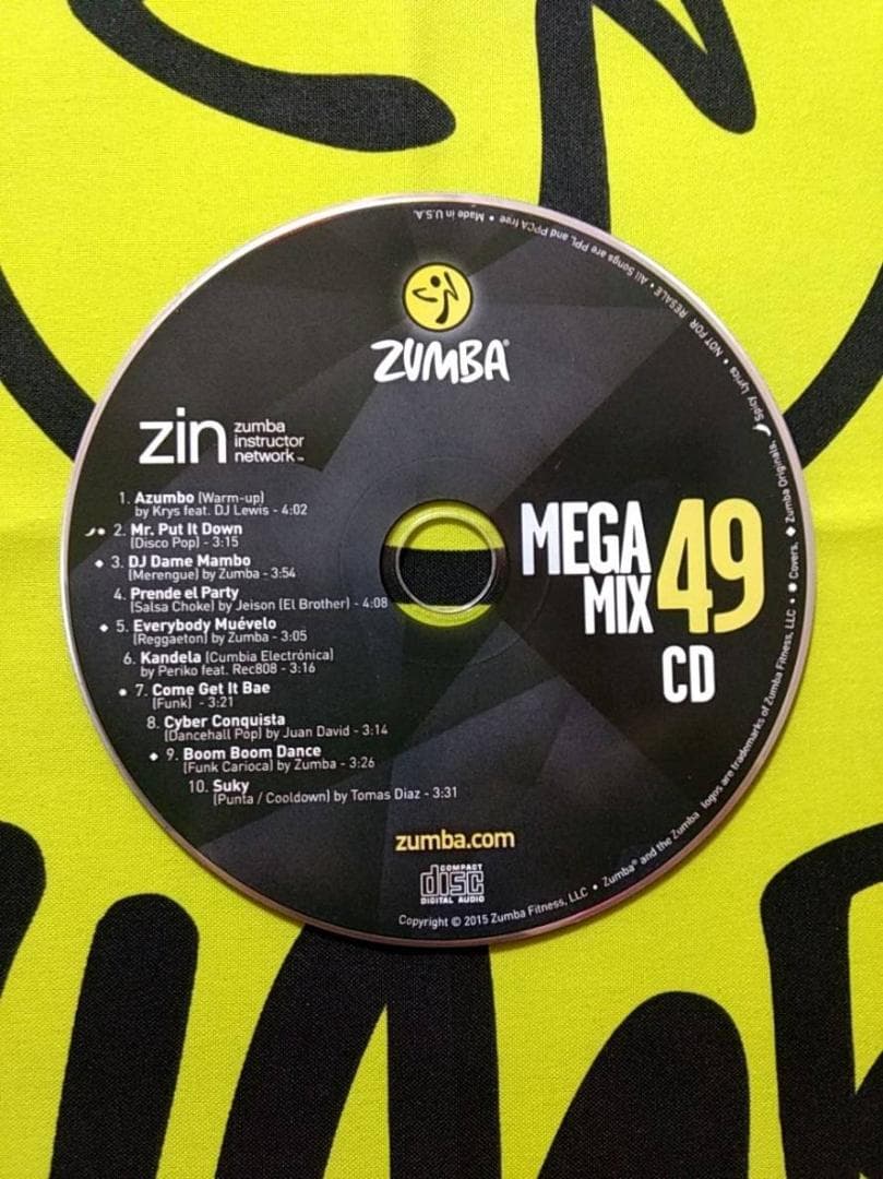 ZUMBA　ズンバ　CD　10枚セット　MEGAMIX41～MEGAMIX50