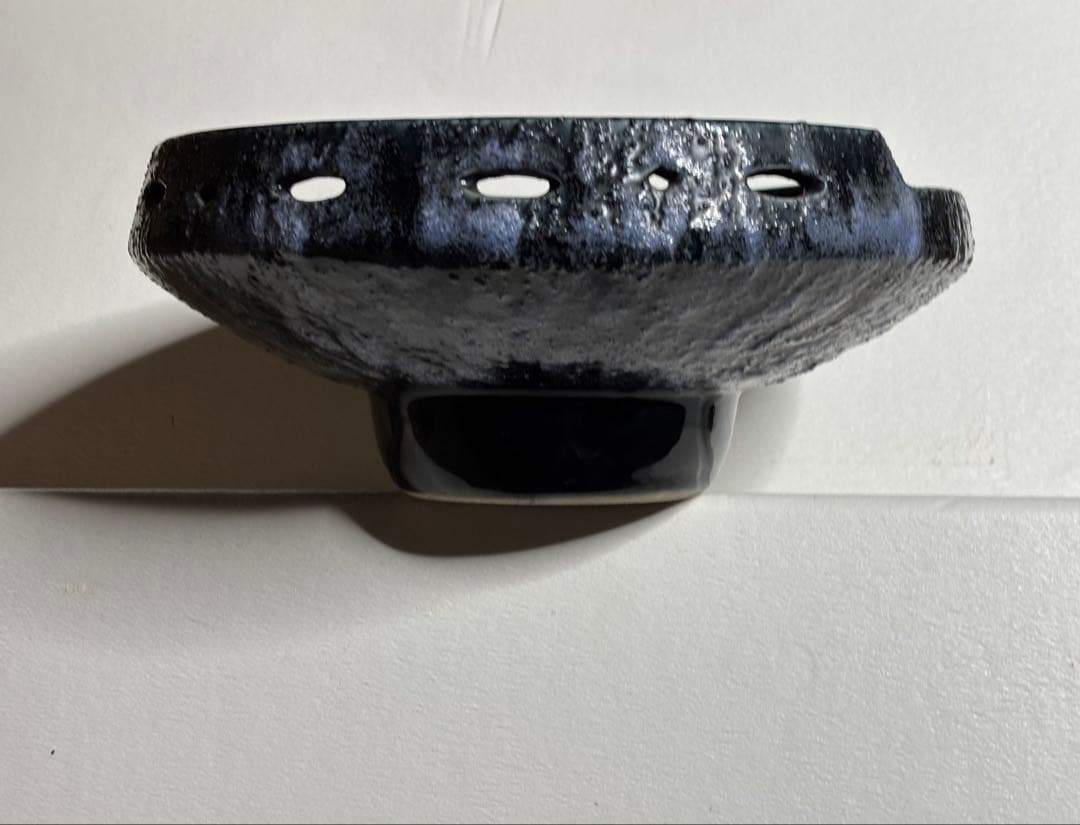 灰皿　陶器　蓋　不明