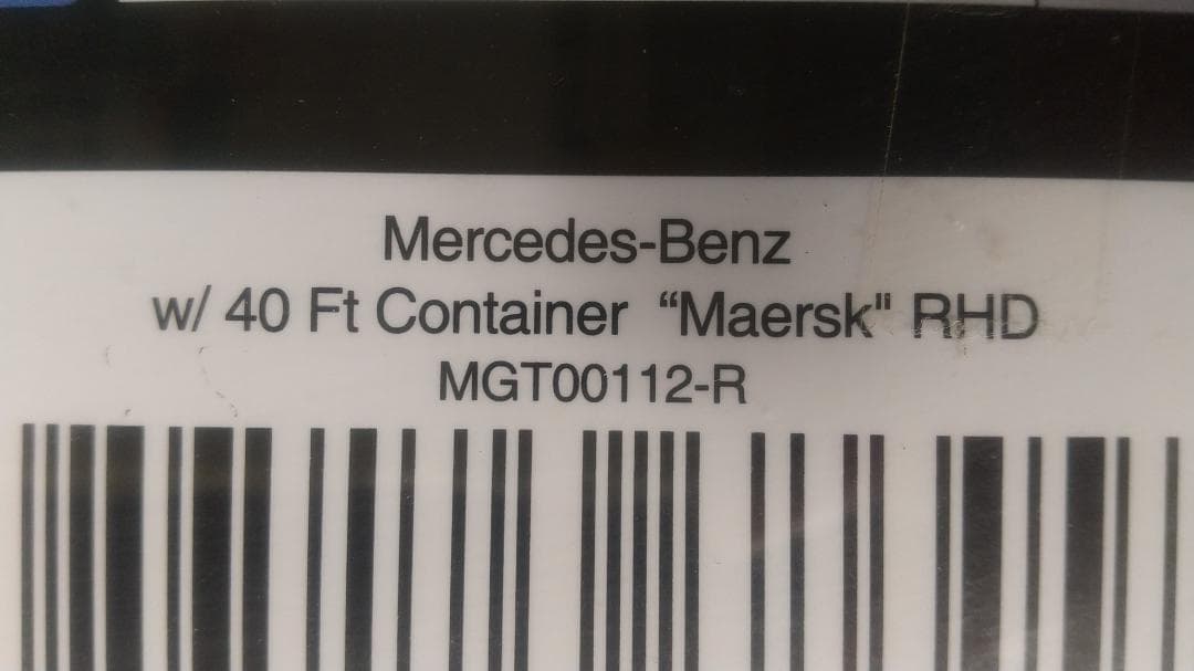 MINI メルセデスベンツ アクトロス コンテナ MAERSK【新品】
