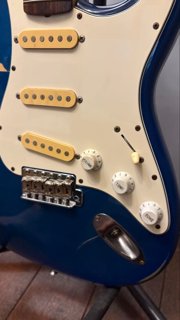 Squier Fender Japan Silver Pシリアル フジゲン製