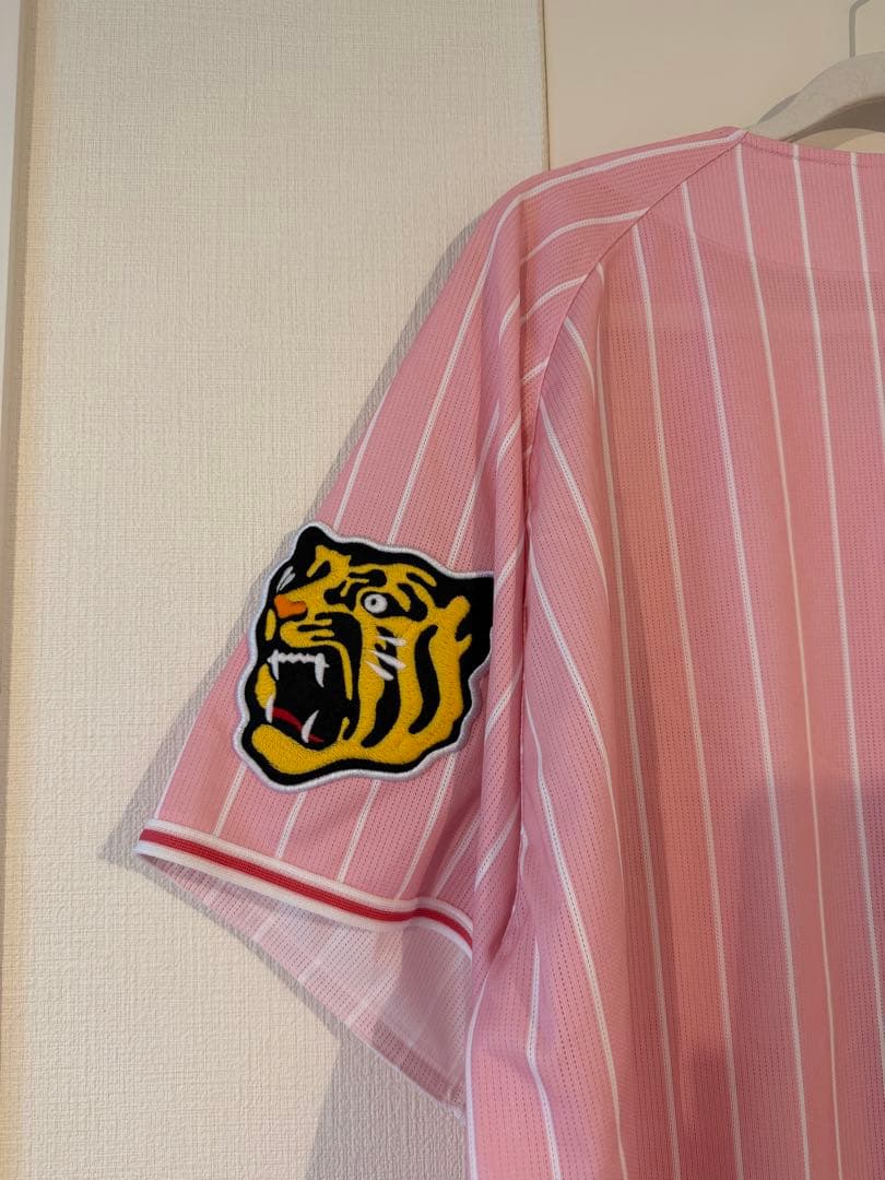 阪神タイガース カラーデザインユニフォーム ライトピンク サイズXO