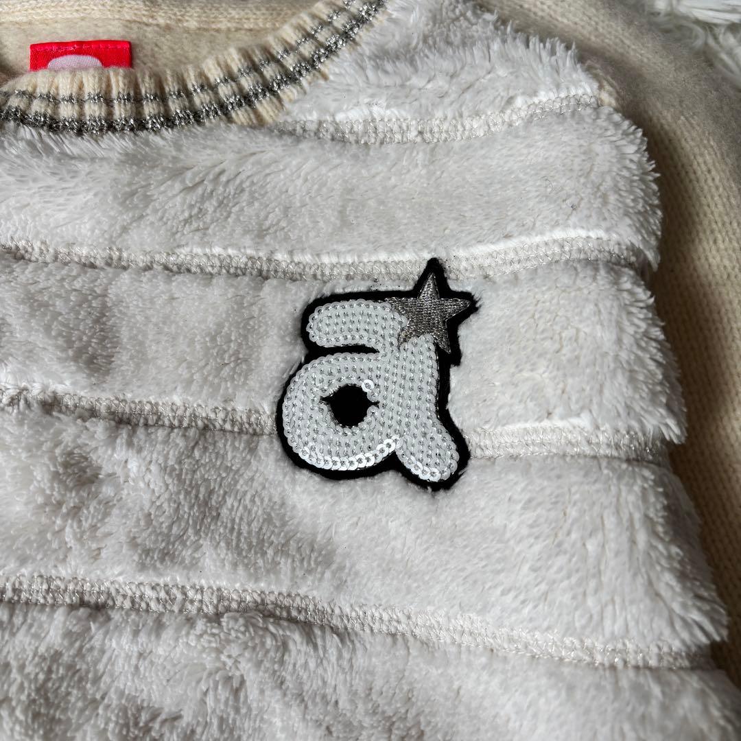 archivio アルチビオ 38 ファー切替ニット ハート