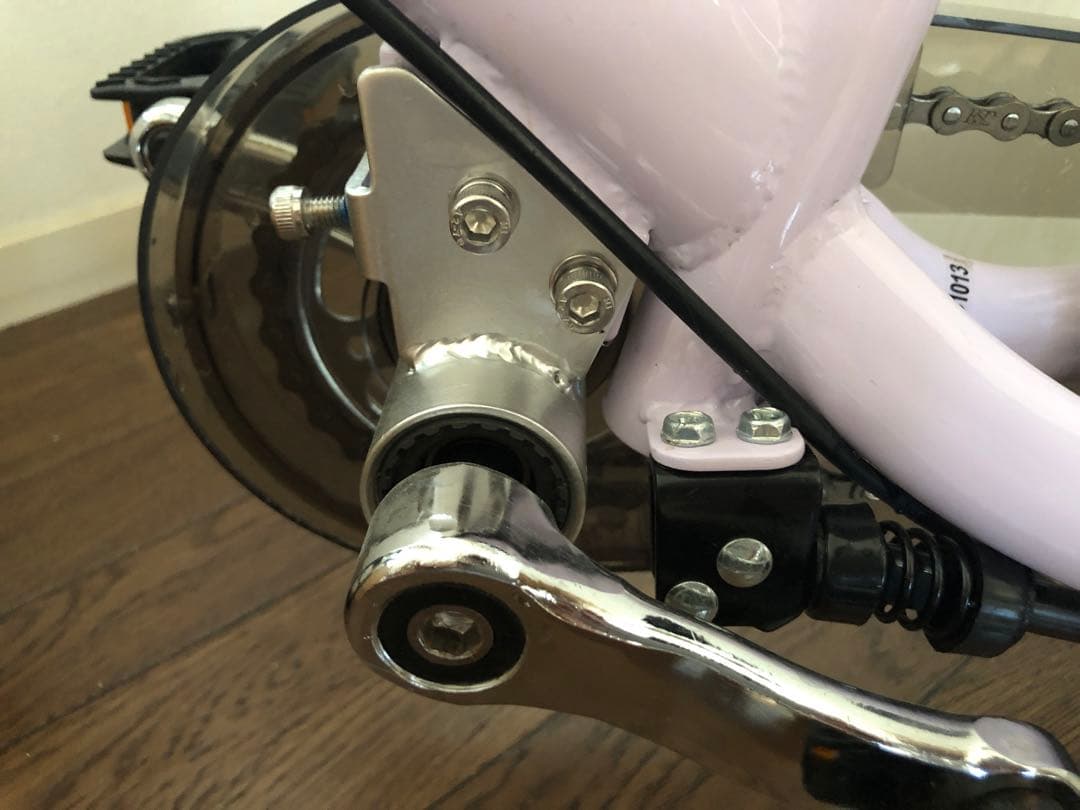 へんしんバイク2　パープル　12インチ、プロテクター【手渡しのお取引】