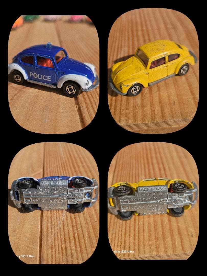ビートル Tomica　1/60 ミニカーセット 多色 8台