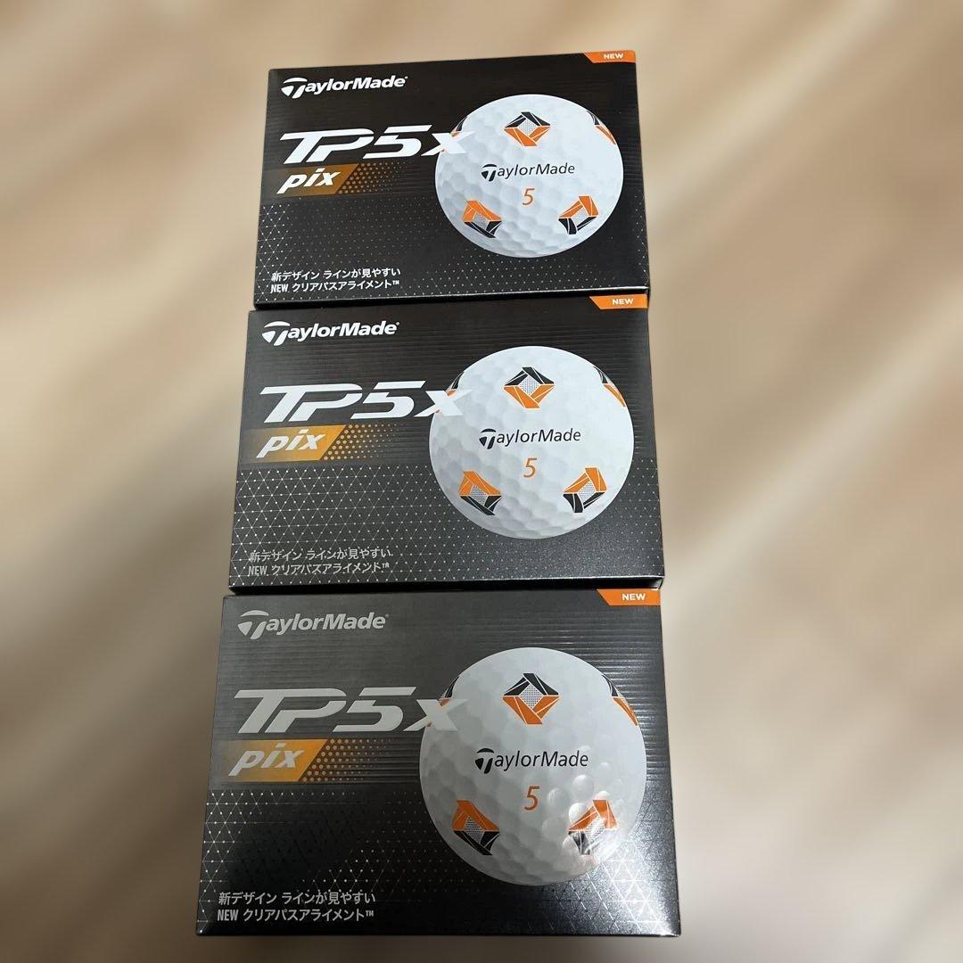 TaylorMade日本正規品TP5x Pixシリーズ 2024 3箱（36球）