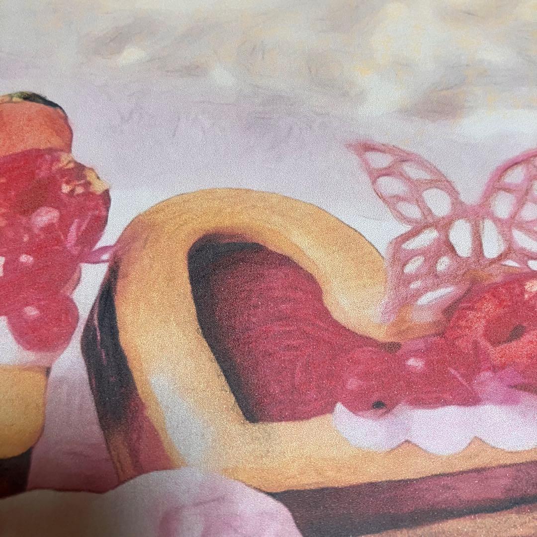 スイーツアート8 パステル画　額縁寸法32.7㎝×24.0㎝×1.5㎝