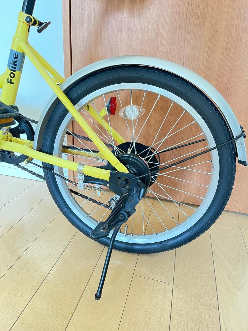 折りたたみ自転車 Folikeシマノ6段変速 20インチ LEDランプ　引取専用