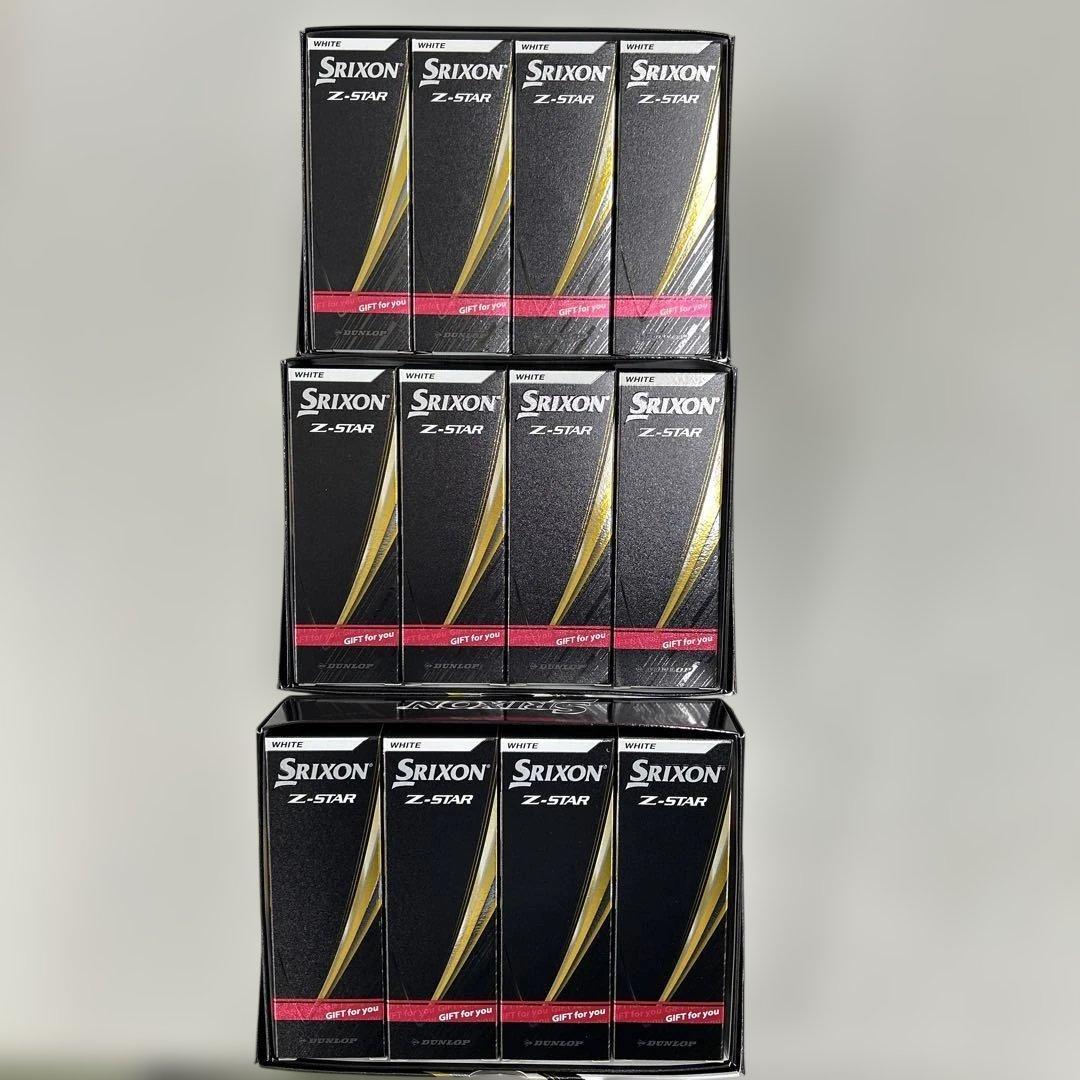 【新品未使用】SRIXON Z-STAR ホワイト 3ダース ゴルフボール36個