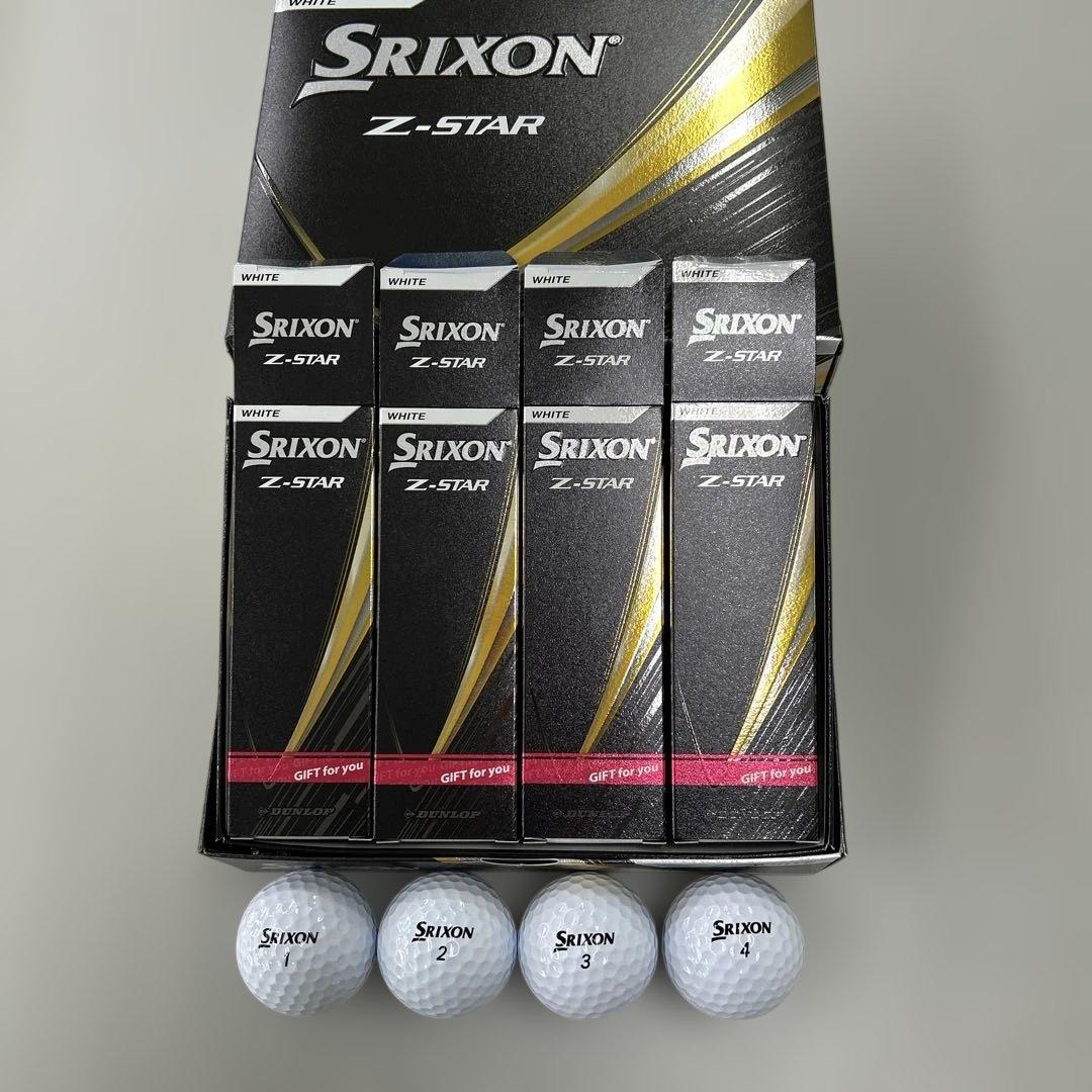 【新品未使用】SRIXON Z-STAR ホワイト 3ダース ゴルフボール36個