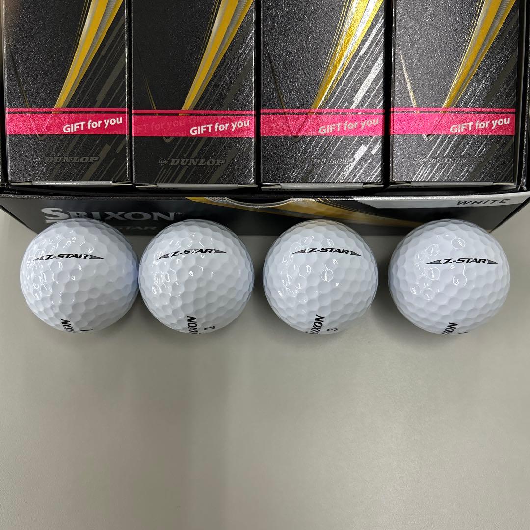【新品未使用】SRIXON Z-STAR ホワイト 3ダース ゴルフボール36個