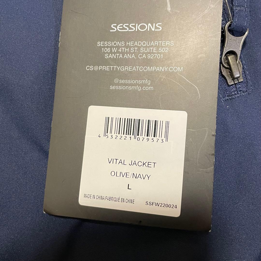 セッションズ（SESSIONS）スノーボード ボードウェア ジャケット★Lサイズ
