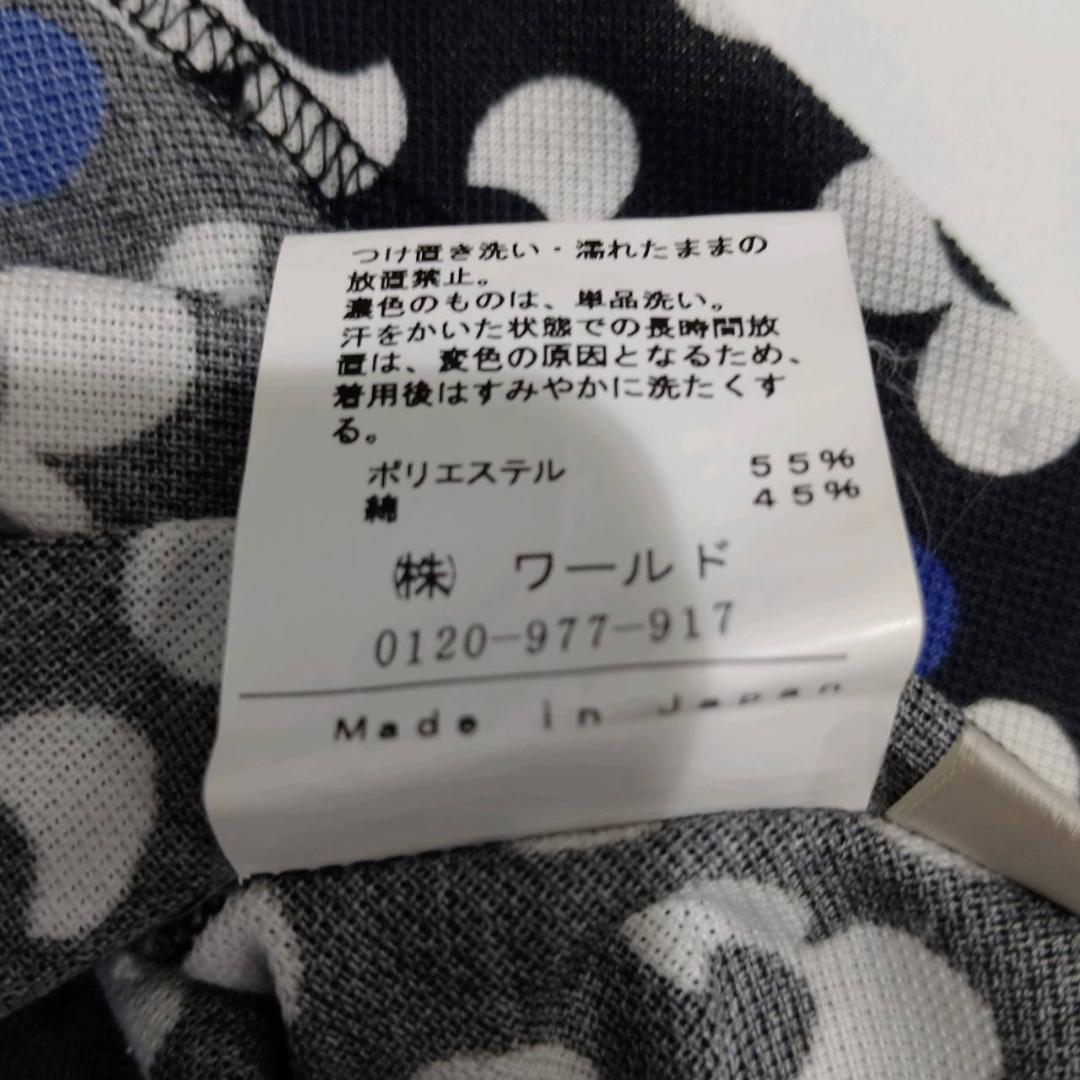 adabat アダバット レディース ゴルフウェア ハーフジップ 三つ葉柄 M