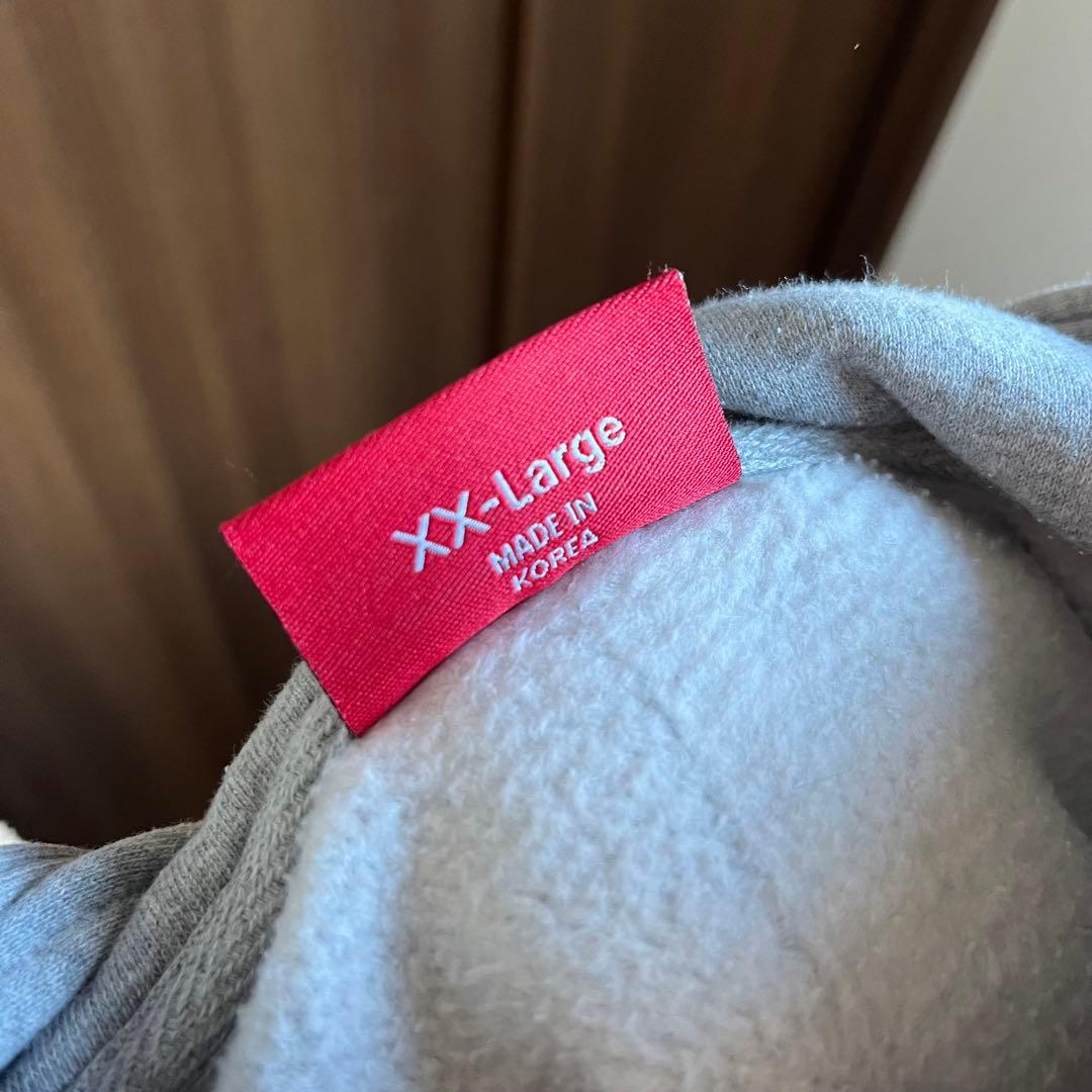 Supreme パーカー　グレー
