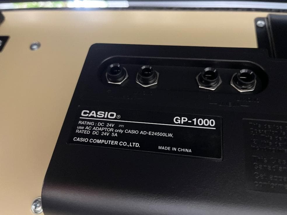 ★82833【電子ピアノ】CASIO　GP1000　25年製