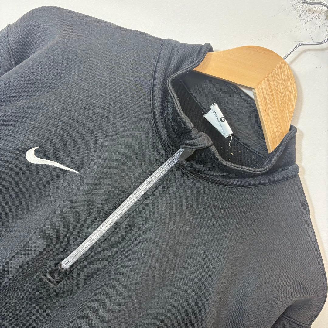 Nike ハーフジップ　トラックジャケット　黒
