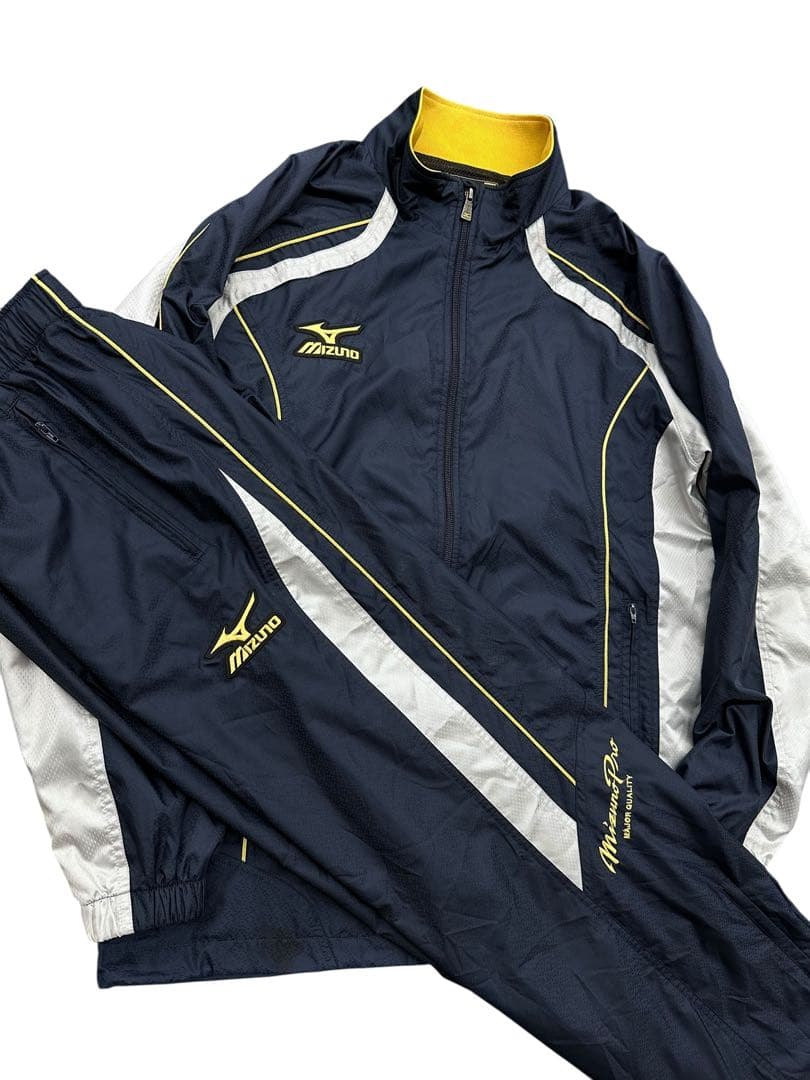 極美品！MIZUNO Pro ミズノプロ ナイロンジャケット&パンツ サイズO
